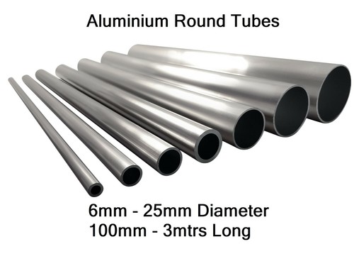 Tubo tondo alluminio 6mm 8mm