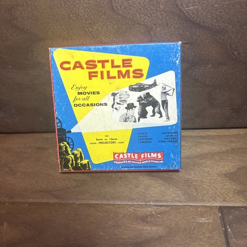 16mm sound castle films - castle, box