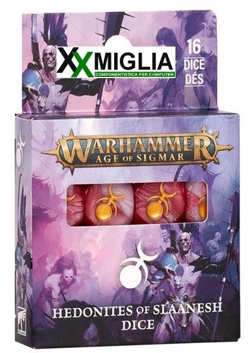 Dadi dice rosa - 16mm, 16pz